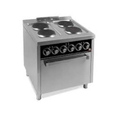 Cocina eléctrica con mueble