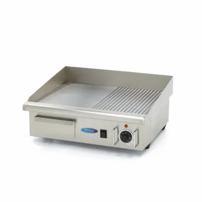 Plancha Eléctrica Medio Ranurado - 55 cm