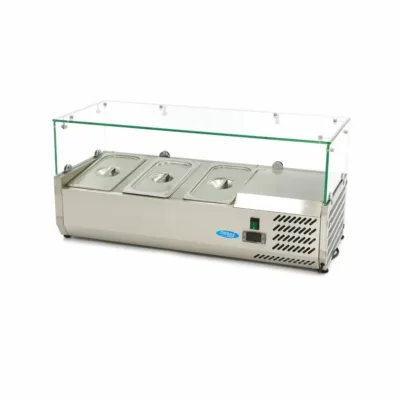 Vitrinas Refrigeradas Expositora para 3 x 1/3 GN - 95 cm