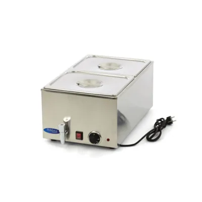 Baño María Eléctrico con Grifo - 2 Cubas