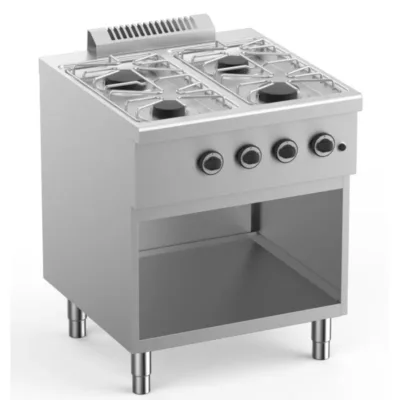 Cocina a Gas 4 Fuegos con Mueble - Fondo 700