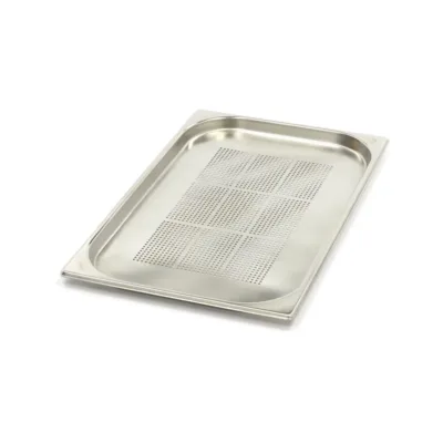 Contenedor Gastronorm - 1/1 GN - 2cm de Profundidad - Acero Inoxidable - Perforado