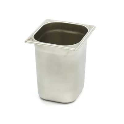 Contenedor Gastronorm - 1/6 GN - 20cm de Profundidad - Acero Inoxidable