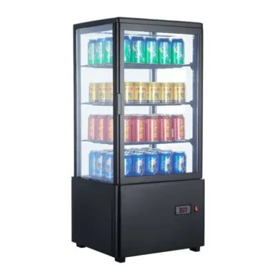 Vitrina Expositor Refrigerado - 4 Caras - 78 Litros