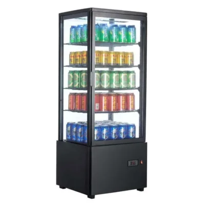 Vitrina Expositor Refrigerado - 4 Caras - 98 Litros