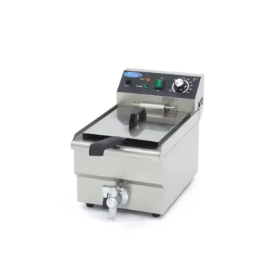 Freidora Eléctrica con Grifo de Vaciado - 10 Litros - 1 Cesta