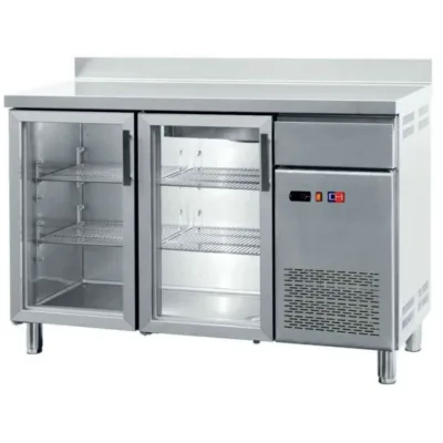 Frente Mostrador Refrigerado con Puertas de Vidrio - 701 Litros