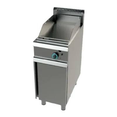 Fry Tops a Gas Acero Laminado Placa Lisa con Mueble