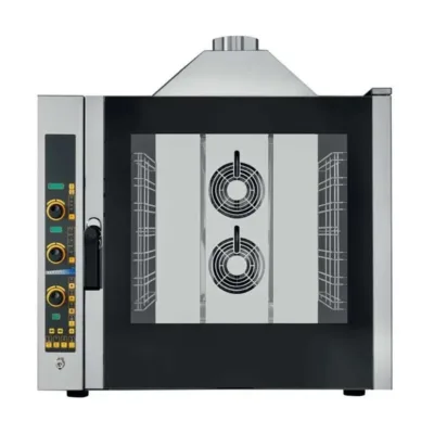 Horno a Gas Convección Electrónico con Vapor - 7 bandejas GN1/1