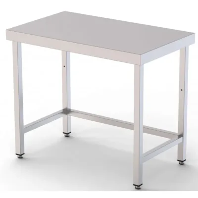 Mesa de Trabajo Acero inoxidable Central Sin Estante 1000x500x850h mm WTC150100S0
