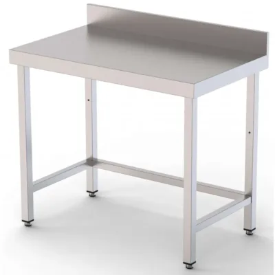 Mesa de Trabajo Acero inoxidable Mural Sin Estante 2000x800x850h mm WTW180200S0