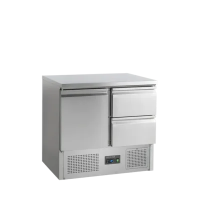 Mesa Fría Saladette GN1/1 con 2 Cajones - 260 Litros
