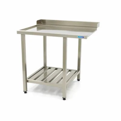 Mesa para Lavavajillas con Salpicadero y Estante de Almacenamiento Izquierda - 120 x 75cm