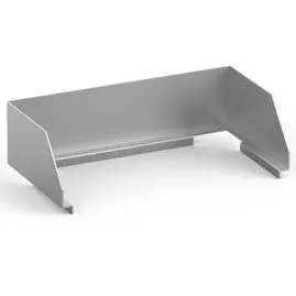 Peto trasero antisalpicaduras 35x20x10h cm para Frytops START LINE