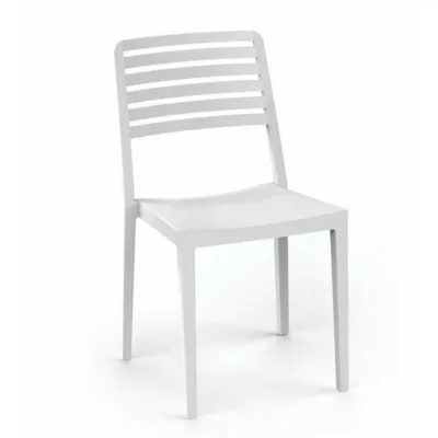 Silla Terraza Polipropileno Color Blanco