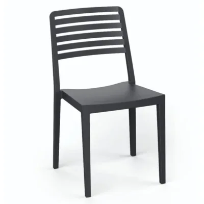 Silla Terraza Polipropileno color Negro