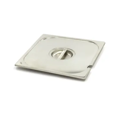 Tapa Gastronorm - 2/3 GN - Acero Inoxidable - Con Escotadura