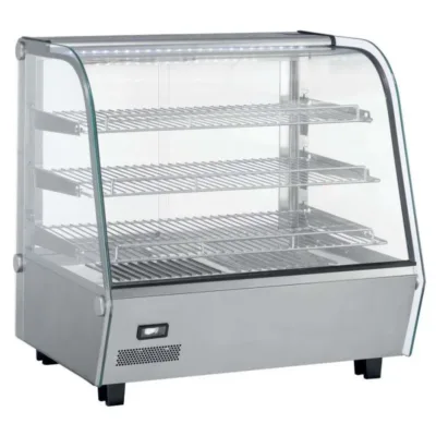 Vitrina Caliente Sobremostrador 120 litros