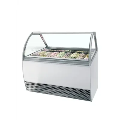 Vitrina para Helados Ventilada - 18 Bandejas - 970 Litros