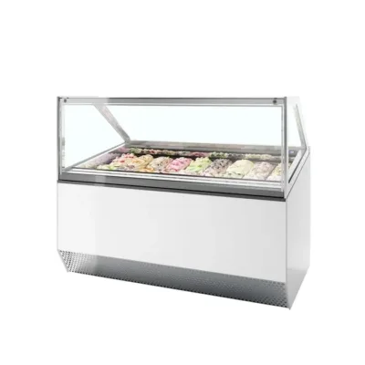 Vitrina para Helados Ventilada - 18 Bandejas - 970 Litros