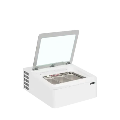 Vitrina para Helados con Display - 3 bandejas - 35 Litros