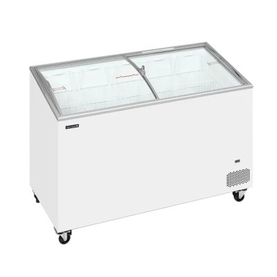 Congelador Horizontal con Tapas Correderas de Cristal Curvo - 310 Litros