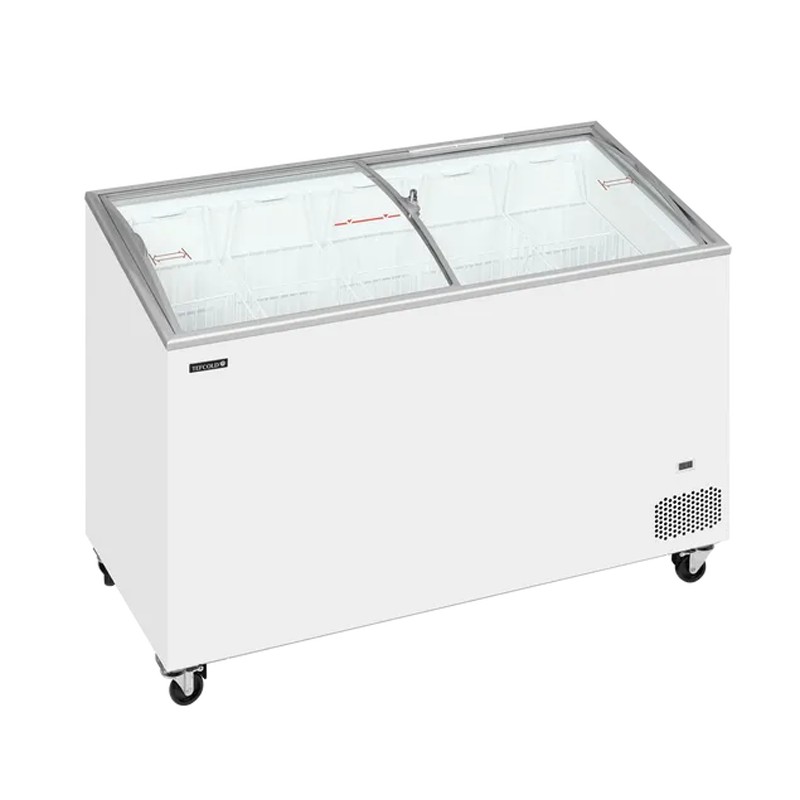 Congelador Horizontal con Tapas Correderas de Cristal Curvo - 310 Litros