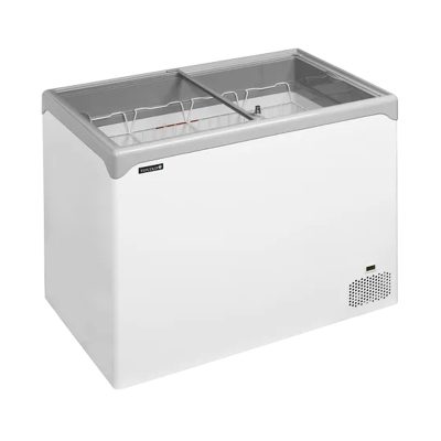 Congelador Horizontal con Tapas Correderas de Cristal Plano - 218 Litros