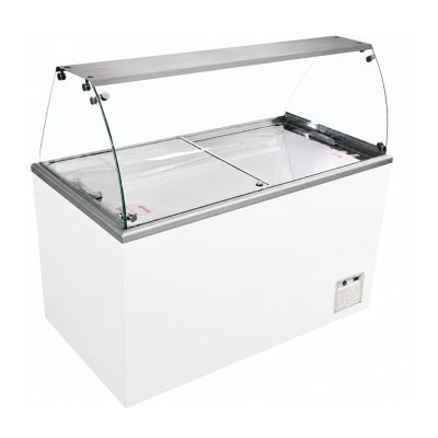Vitrina para Helados de Cubeta Estática - 267 Litros