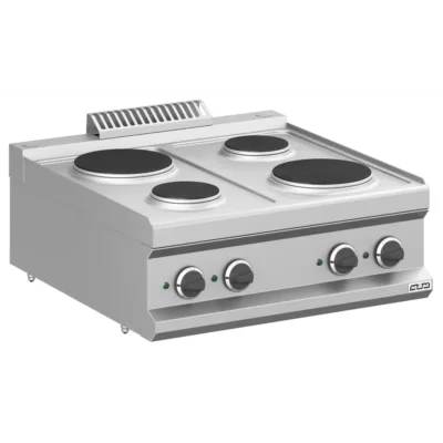 Cocina Eléctrica 4 zonas Redondas Sobremesa MPR77T MAGISTRA PLUS 700