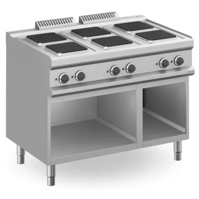 Cocina Eléctrica 6 zonas Cuadradas con Mueble MPQ711A MAGISTRA PLUS 700