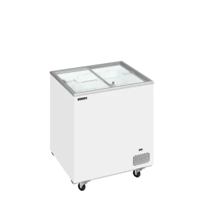 Congelador Horizontal con Tapas Correderas de Cristal Plano - 155 Litros