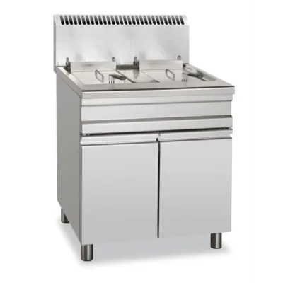 Freidora a Gas 14+14 Litros 13+13 kW con Mueble GF15+15S STAND ALONE