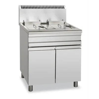 Freidora a Gas 18+18 Litros 14+14 kW con Mueble GF25+25S STAND ALONE