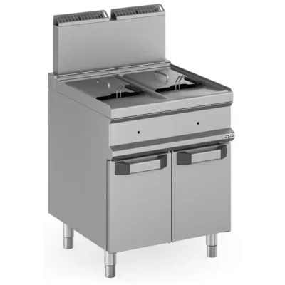 Freidora a Gas 2 cubas 14+14  Litros 25kW MFRG77A MAGISTRA PLUS 701