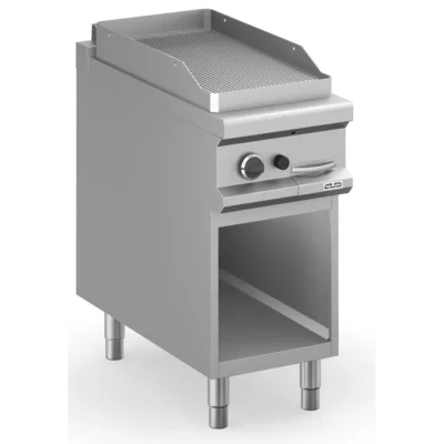 Frytop a gas 40 cm Placa Ranurada Acero Rectificado con Mueble MFTG94AR MAGISTRA PLUS 900