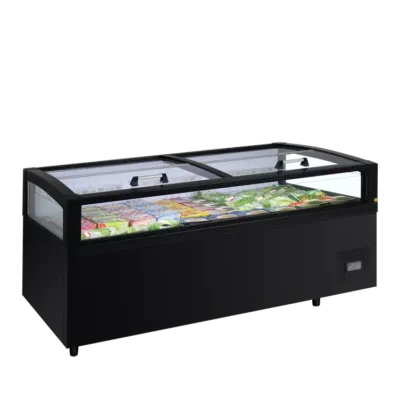 Refrigerador/congelador de supermercado con excelente visibilidad de producto