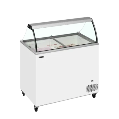 Vitrina para Helados con Mostrador - 255 Litros